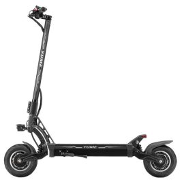 Coupon YUME HAWK Pro Electric Scooter, 10×4.5″ Tubeless Road Tires 3000W*2 Motor 60V 30Ah Battery 80km/h Max Speed 100km Max Range 3 Gears Shift System Disc Brake Adjustable Hydraulic Suspension NFC APP Control