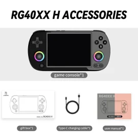 Coupon ANBERNIC RG40XX H Game handheld Console 64G+128G Compatible 5000+ Games 4.0-inch IPS Screen built-in WIFI/Bluetooth Supports Ported Games and Other 30+ Emulators