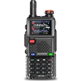 Coupon Baofeng UV 5RH PRO GPS Walkie Talkie Multi Band Wireless Copy Frequency NOAA Long Range Two Way Ham Radio Rechargeable Portable Handheld Communication Device