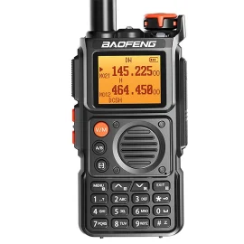 Coupon Baofeng UV-K6 Air Band Walkie Talkie Six Band 999 Channel with Earphone Wireless Copy Frequency Portable Ham Radio FM Transceiver DTMF Type-C Rechargerable NOAA Two Way Radio LED Flashlight