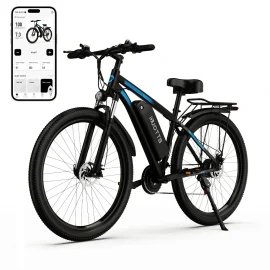 Coupon DUOTTS C29 Electric Bike with Rear Rack 750W Motor 48V 15Ah Battery 29inch Tires 50KM Mileage 150KG Max Load Electric Bicycle