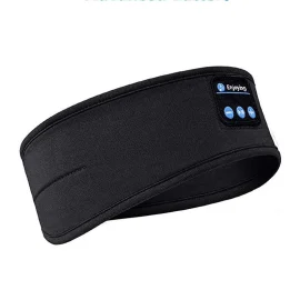 Coupon KALOAD Yoga Soft Sleep Eye Mask 3D Contoured Music Play Sleeping Headphones Answering Phone Calls Wireless Sport Mask with Built-in Battery for Deep Sleep