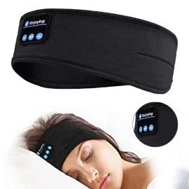 Coupon KALOAD Yoga Soft Sleep Eye Mask 3D Contoured Music Play Sleeping Headphones Answering Phone Calls Wireless Sport Mask with Built in Battery for Deep Sleep