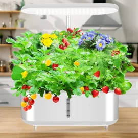 Coupon LED Plant Growth Light Smart Hydroponic Plant Machine Full Spectrum Indoor Fruit and Vegetable Planting Cultivator Ornamental Decoration