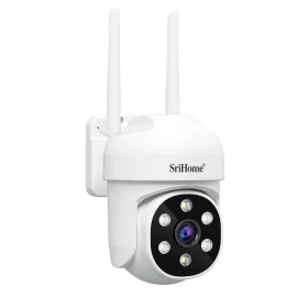 Coupon Srihome SH061 1080P 2MP HD WiFi Home Security Camera PTZ AI Wireless Monitoring Camera Night Vision Human Detection Two way Intercom IP66 Waterproof Video Surveillance CCTV Cameras