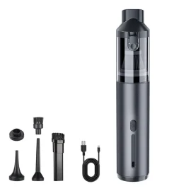 Coupon Suitu Brushless Handheld Vacuum Cleaner High Power Dust Removal Large Suction Inflatable Dual Purpose Car Mini Dust Blower