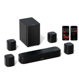 Coupon ULTIMEA Aura A60 350W 7.1CH Dolby Atmos Soundbar Surround Sound System with 8 High performance Drivers BassMax Home Theater Smart APP Control 121 Preset EQ Matrices Desktop Speaker Subwoofer