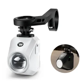 Coupon WEST BIKING Wireless Remote Bike Overhang Light 1600 Lumen Super Bright Lighting Cut Offline Safe Design IP66 Waterproof Type C Hanging Bicycle Headlight Flashlight