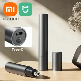 Coupon Xiaomi MIJIA Electric Nose Hair Trimmer Rechargeable Nose Hair Trimmer Blade Magnetic Suction Detachable Washable