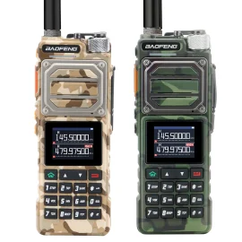 Coupon Baofeng UV 25 Walkie Talkie 10W High Power Two Way Radio Multi Band 1.77 Inch Color Screen 999 Channels Wireless Copy Frequency Air Band Reception