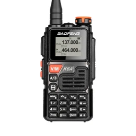 Coupon Baofeng UV K6A Walkie Talkie Dual Band Two Way Radio 1400mAh Li Ion Battery USB C Charging 999 Channels NOAA Weather Alerts