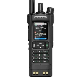 Coupon Baofeng UV32 GPS 10W Long Range Walkie Talkie bluetooth Phone APP Programming Multi band Wireless Copy Frequency 1000CH 10 NOAA Type C Two way Radio