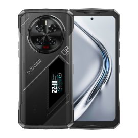 Coupon DOOGEE V40 Pro 5G 1.47 inch Rear Display 36GB 512GB 200MP Quad Camera Night Vision Dimensity 7300 6.78 inch 120Hz 8680mAh 33W Fast Charge WiFi 6 NFC IP68 IP69K Waterproof Octa Core Rugged Smartphone