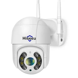 Coupon Hiseeu WHD812 or WHD813 2MP or 3MP PTZ WIFI IP Camera 1080P Speed Dome Outdoor 5X Digital Zoom Wireless Video CCTV Surveillance Cameras iCSee App