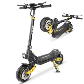 Coupon iENYRID IE S1 Electric Scooter 250*2 Dual Motors 48V 20.8AH Battery 10inch Off road Tires 50 60KM Max Mileage 120KG Max Load Folding E Scooter
