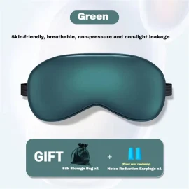 Coupon KALOAD Double Sided Simulated Silk Sleeping Eye Mask Adjustable Elastic Band Blackout Travel Sleep Eyeshade Nap Cover