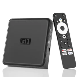 Coupon Kinhank G1 Android 11.0 TV Box with Netflix 4K Google Certified Amlogic S905X4 4+32G WiFi6 Support BT5.0 Dolby Audio or Dolby Vision Media Player