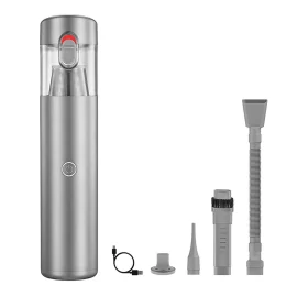 Coupon Mini Vacuum Cleaner and Air Purifier and Hand Pump 3 in 1 Cordless Handheld Vacuum Cleaner,3 Types of Crevice Nozzles for Car Home Dual Purpose for Blowing And Suction