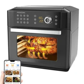 Coupon Proscenic T31 Air Fryer Oven 1700W 15L Digital Air Fryer Oven with Rapid Air Circulation LED Touchscreen and APP or ALEXA Control 12 Preset Programs 100+ Online Recipes