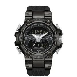 Coupon SANDA Men’s Sport Watches Multifunctional Fashion Quartz Watch Luminous Digital Wrist Watch Waterproof Shockproof Alarm Clock Men Watch