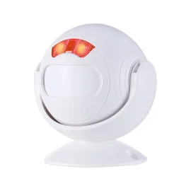 Coupon Smart Home Indoor Infrared Anti theft Alarm 112dB Sound Light Alarming 4 Volume Levels 12M Long Induction Distance Doorbell Function Wireless IR Detector Human Body Sensor