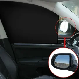 Coupon 10 Strong Magnetic Full Light Shielding Magnetic Car Curtains Magnetic Suction Type Non Transparent Summer Sunscreen Car Sunshade
