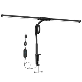 Coupon 24W USB LED Desk Lamp Dimmable With 360 Rotatable Flexible Neck Ideal for Home Office and Bedroom