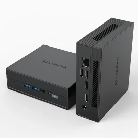 Coupon ALLIWAVA GX55 Mini PC Intel 11th Gen Celeron Processor N5105 8GB or 16GB DDR4 256GB or 512GB SSD Windows 11 4K Triple Output Type C Mini Computer Desktop PC