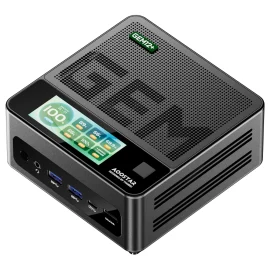 Coupon AOOSTAR GEM12 Pro MAX Mini PC With 2.86 Inch Screen Fingerprint Unlocking AMD Ryzen 7 PRO 8845HS 8 Core 16 Thread 32GB DDR5 RAM 1TB SSD 4K Quad Screen Output WIFI6 BT5.2 HD USB4 Dual 2.5G LAN Mini Computer Desktop PC