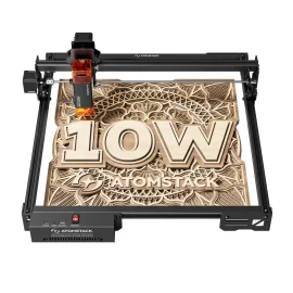 Coupon ATOMSTACK A10 PRO V2 10W Laser Engraver 0.06mm High Precision 400x400mm Large Engraving Area Laser Engraving Machine for Wood and Metal Dark Acrylic Glass