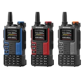 Coupon Baofeng K67 PRO Multi Band Walkie Talkie 2600mAh Battery Six Bands Receive FM Radio NOAA Weather Alerts VOXs Function