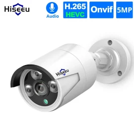 Coupon Hiseeu HB615 H.265 5MP Security IP Camera POE ONVIF Outdoor Waterproof IP66 CCTV P2P Video Camera