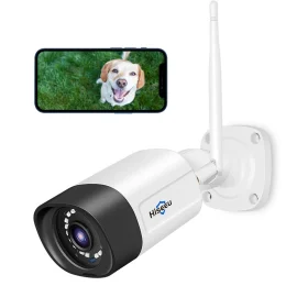 Coupon Hiseeu TZ HB315 5MP Wireless IP Camera Outdoor Waterproof CCTV WiFi Surveillance Security Camera Night Vision Two way Audio P2P for Eseecloud Wireless System