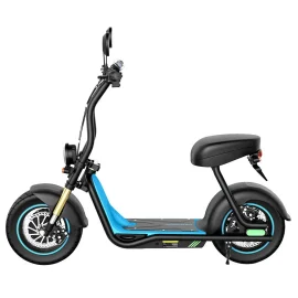 Coupon HONEY WHALE M5 Max Electric Scooter with Seat 1000W Motor 48V 13AH Battery 14inch Tires 40KM Max Mileage 120KG Max Load E-Scooter