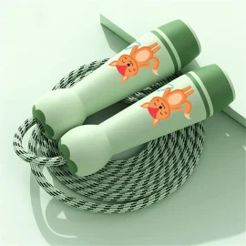 Coupon KALOAD 2.8m Adjustable Thick Cotton Jump Rope Comfortable ABS Handle Rope Sports Equipment for Elementary School Kindergarten Students Gift