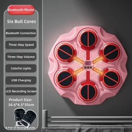 Coupon KALOAD Intelligent Boxing Machine Bluetooth Music Boxing Target Boxing Wall Target Children’s Household Decompression Combat Trainer with Gloves