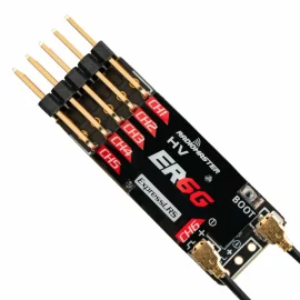 Coupon Radiomaster ER6-G/ER6-GV 2.4GHz 6CH ExpressLRS ELRS RX 50mW PWM Receiver Support Voltage Telemetry for FPV RC Drone Airplane Glider