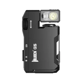 Coupon WUBEN G5 Rechargeable EDC Flashlight 400 Lumens Dual Light Sources Mini Flashlight with RGB Light Portable Pocket Flashlights