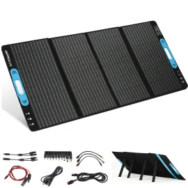 Coupon Astrolux® FSP200 18V 200W Foldable Solar Panel Portable Solar Battery Charger With USB DC Multi-Contact 4 Multi-Output for Power Station Tablet Phones Flashlight Camping Van RV