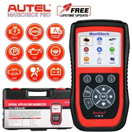 Coupon Autel Maxicheck Pro OBD2 Scanner Car Diagnostic Service Tool Oil Reset ABS Airbag SAS EPB DPF Supports 12 Languages