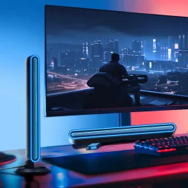 Coupon BlitzWolf BW AL1 RGB E Sports Desktop Ambient Llight Gaming LED Monitors Accessories APP Wireless Control for iOS or Android Device