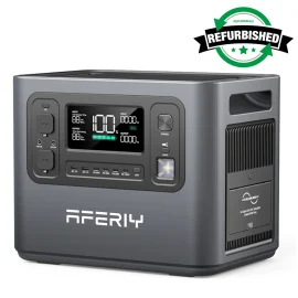 Coupon EU Direct Refurbished Aferiy P210 2400W 2048Wh Portable Power Station LiFePO4 Battery Solar Generation,UPS Pure Sine Wave,13 Output Ports,1.5 Hours Fast Charging,for Outdoor Camping RV Home Emergency Backup Power EU Plug