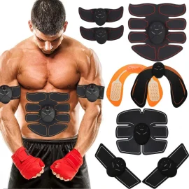 Coupon Wireless EMS Abdominal Muscle Stimulator Arm Waist Body Smart Trainer Shaping Massage Patch Slimming Unisex Fitness Equipment