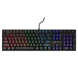 Coupon Xiaomi MIIIW K1040 104 Keys Wired Mechanical Gaming Keyboard RGB Light Two color Injection Keycaps E sports Wired Gamer Keyboard