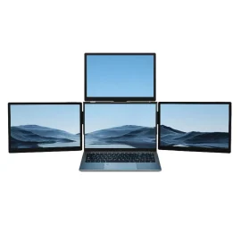 Coupon ArieScreen 13S Triple Laptop Expansion Screen 13.3Inch 1920×1200 Three Displays with Multifunction Back Clip USB3.0+4 or Type C Interface Display Screen for 13.6 16inch Laptop
