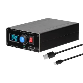 Coupon ATU 100 0A 1.8 55MHz Mini Automatic Antenna Tuner 0.91inch OLED Display Aluminum Alloy Outcase with1500MAh Battery