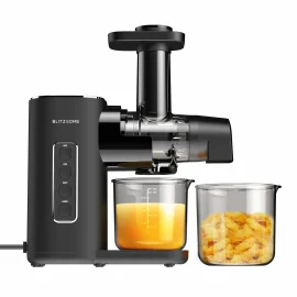 Coupon BLITZHOME BH JC01 Cold Press Juicer Machines 2 Speed Modes Slow Masticating Juicer for Vegetable and Fruit with Quiet MotorReverse FunctionWide 1.73 Feed Port Easy to Clean