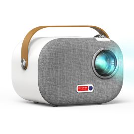 Coupon BlitzwolfV2 1080P Android Projector Automatic Keystone Correction 5G WIFI 200ANSI Lumens Android 9.0 Google Assistant Portable Mini Home Theater Outdoor Movie