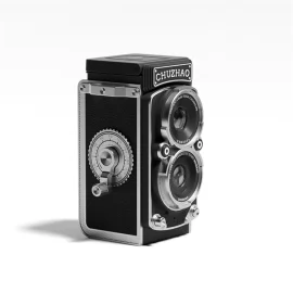 Coupon CHUZHAO Vintage Digital Camera 12MP Photo 1080P Video 1.54 Inch Screen Compact Design Rechargeable Battery Retro Style Camera