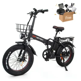 Coupon DRVETION AT20 Electric Bike 48V 20Ah Battery 750W Motor 20*4.0inch Tires 80-120KM Max Mileage 150KG Max Load Folding Electric Bicycle